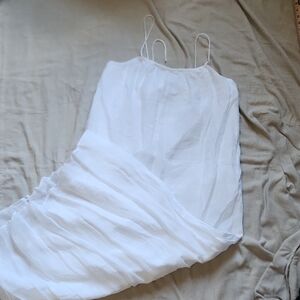 Banana Republic White Spaghetti Strap Top